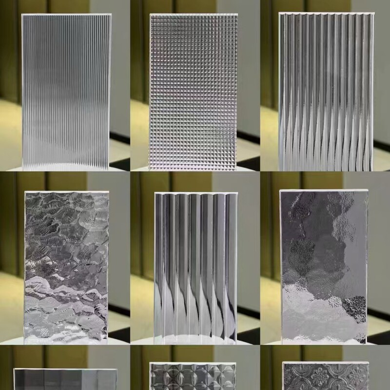 Water Ripple Manufacturer, Water Pattern Embossed Glass, Changhong Decorative Embossed Glass, Craft Inlaid Embossed Glass Processing