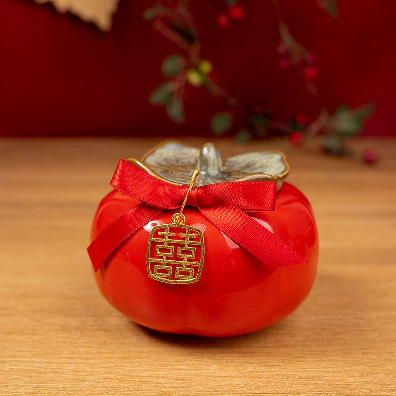 빨간색 [Jinxi 스타일] - [소형]에는 땅콩과 대추만 담을 수 있습니다.