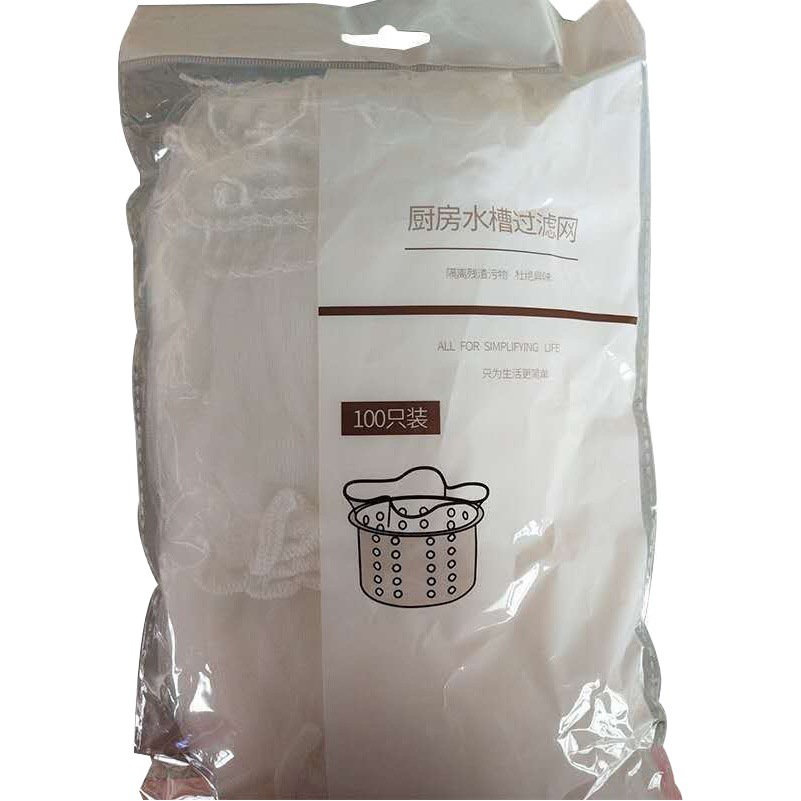 Malla Filtro Desechable para Fregadero Set de 100 Piezas de Poliéster para Cocina
