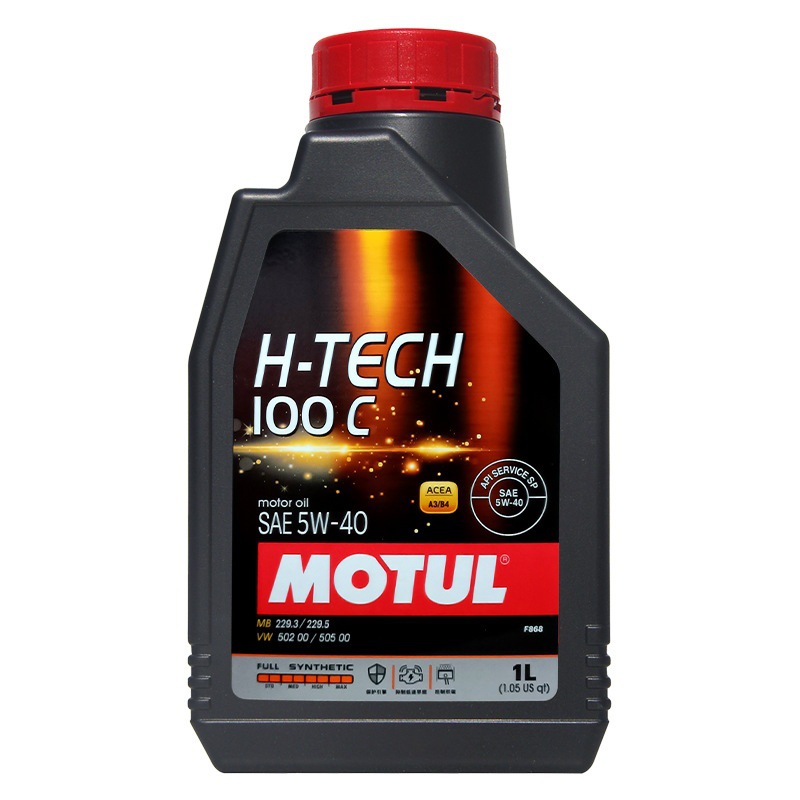 摩特机油 H-TECH 5W-40 SP级 1升 代理商全合成 汽车发动机润滑油