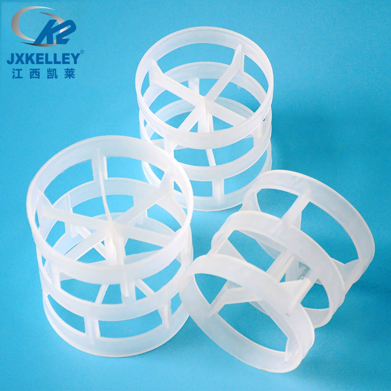【凯莱化工】供应38mm塑料鲍尔环填料化工塔pp填料鲍尔环