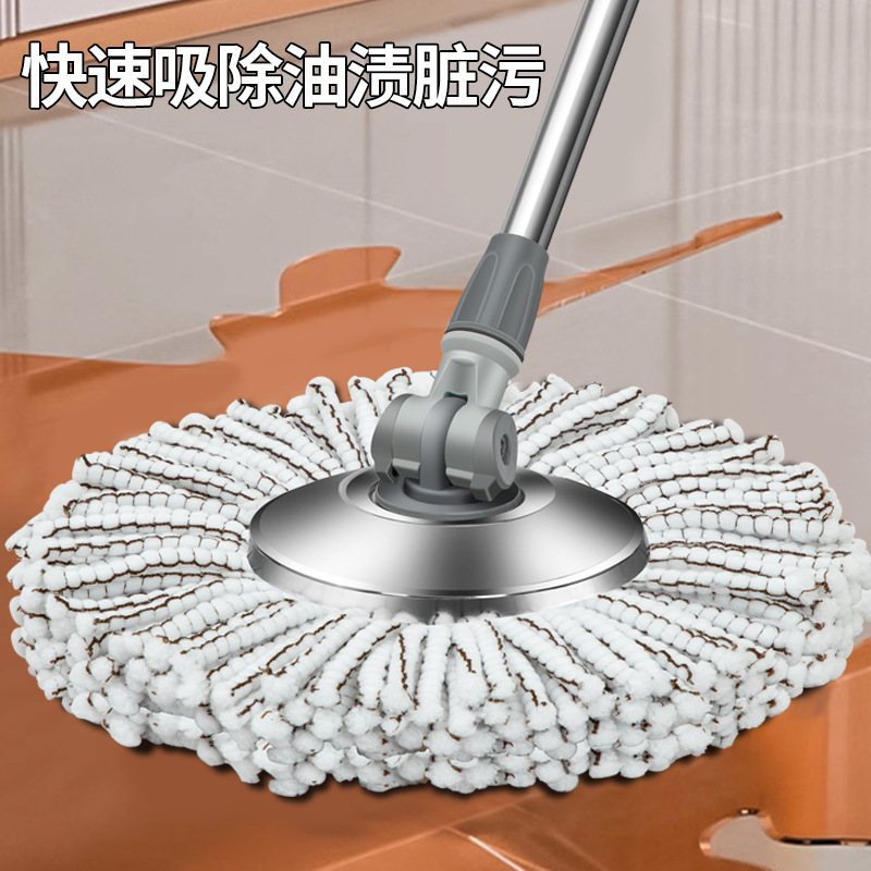 Cabezal de reemplazo del cabezal de fregona giratorio engrosado