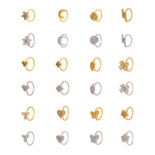 �羳�����ᔂ��Գ�����Ȧ��ɫ��������~�ݱǭh�18K�𴩴̱��