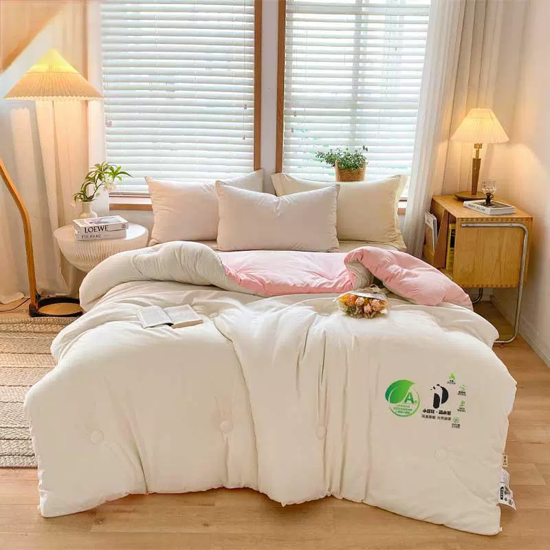 a类华夫格无染大豆纤维被 加厚春秋被被芯学生宿舍家用礼品批采