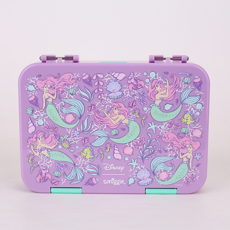 Fiambrera australiana smiggle fiambrera para estudiantes y niños fiambrera de material tritan caja de frutas de picnic al aire libre