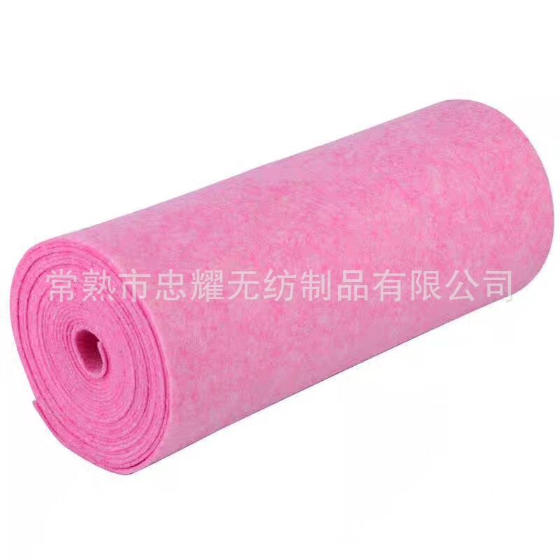 针刺无纺布德式清洁抹布一次性厨房清洁抹布吸水黏胶针刺布卷材