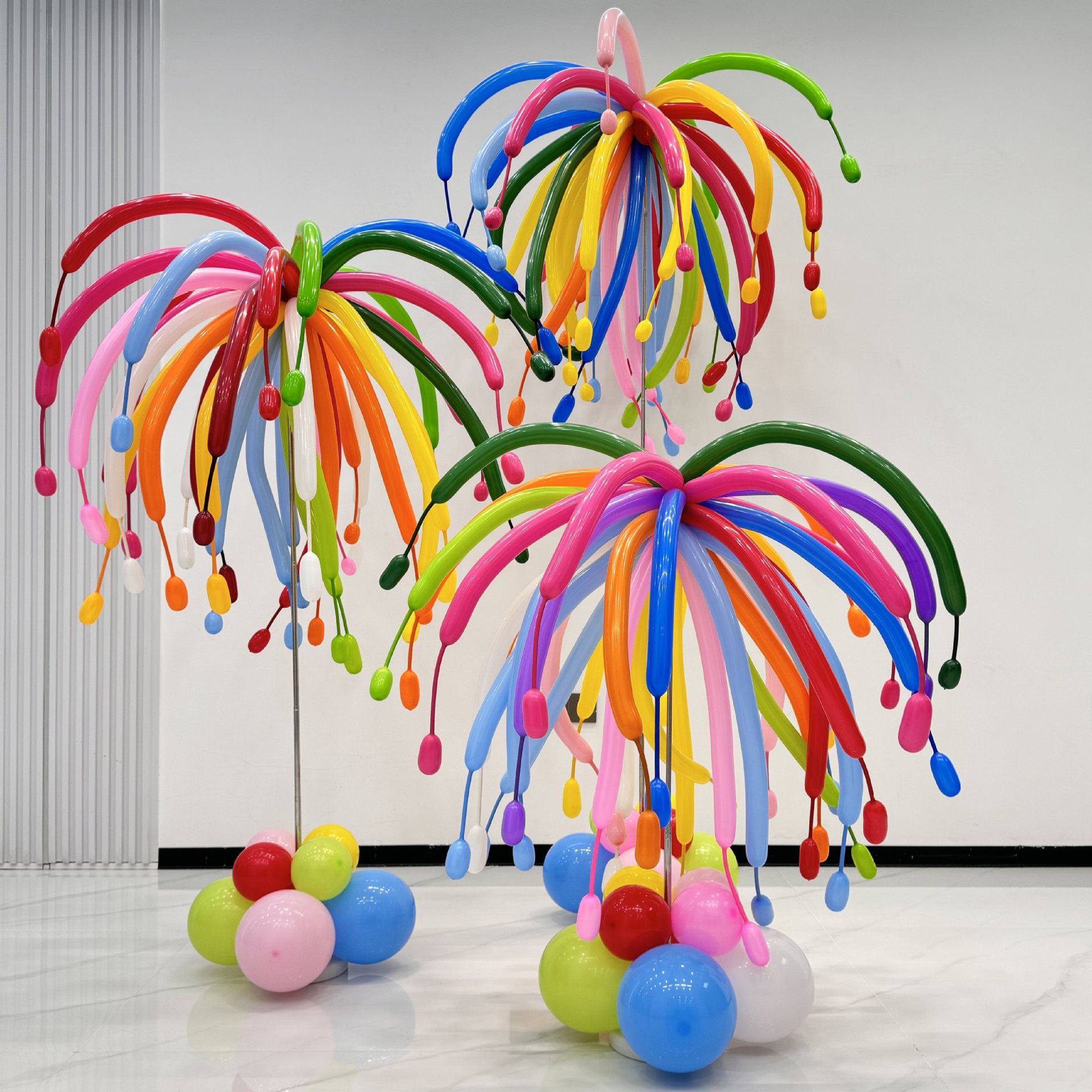 Colorful Long Fireworks Balloons For Birthday Decorations Pillar Decorations May Day Labor Day Children's Day Supplies_voghion.com