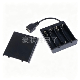 5̖4�����w���_�P��USBĸ�^늳غ� ��ָʾ�� 5V-6V 4��AA늳���