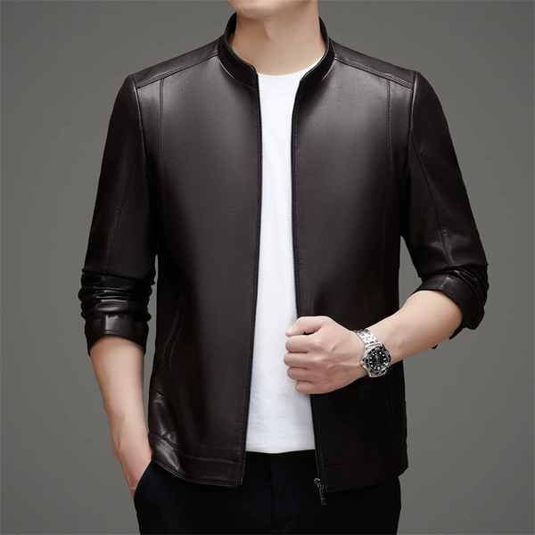 Brown single leather