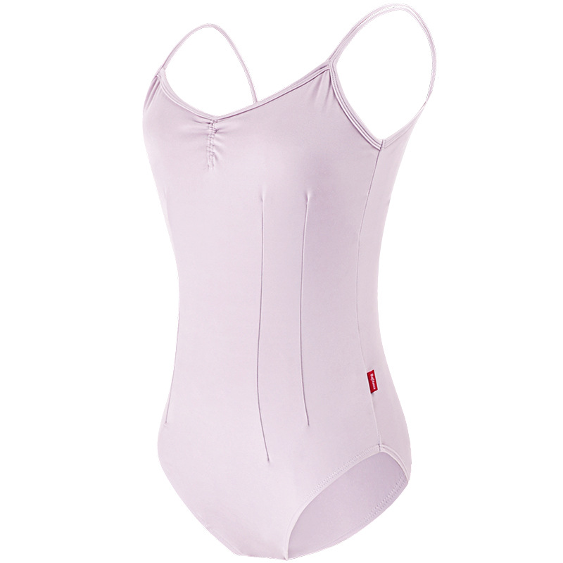 Ropa de baile clásico ropa de Ballet Doble cabestrillo espalda cintura-apretado mono adulto gimnasia ropa arte examen traje de cuerpo image 6