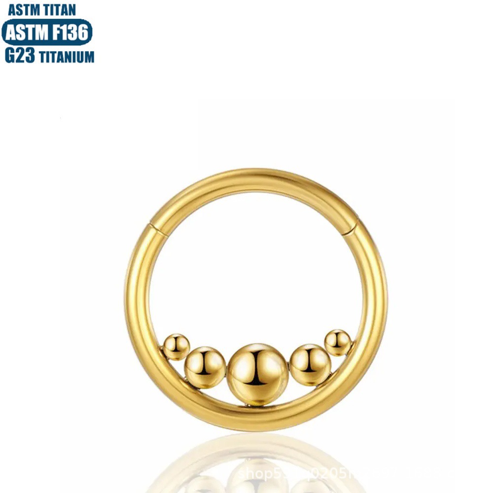 Pointed titanium steel lip stud product view