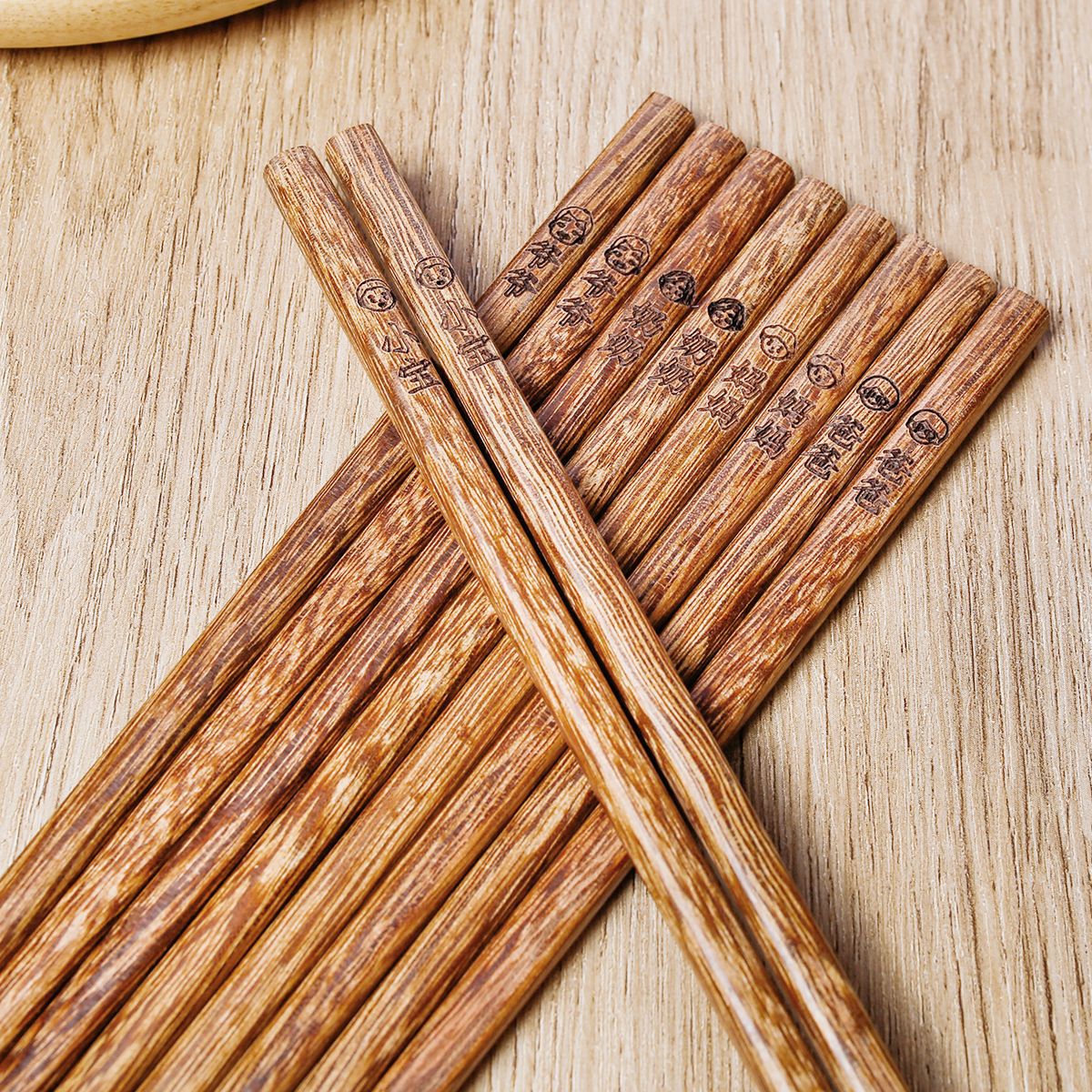 Palillos de madera de wengué de marea nacional al por mayor Palillos de cocina de madera maciza para el hogar Palillos para una persona Palillos sin pintura, sin cera, antideslizantes y no fáciles de mohos