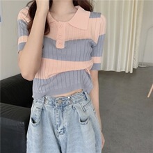 NUNBAI�ٴ�I����ײɫ�l�y�̿�polo��ᘿ�T������Ů�ļ��¿�W