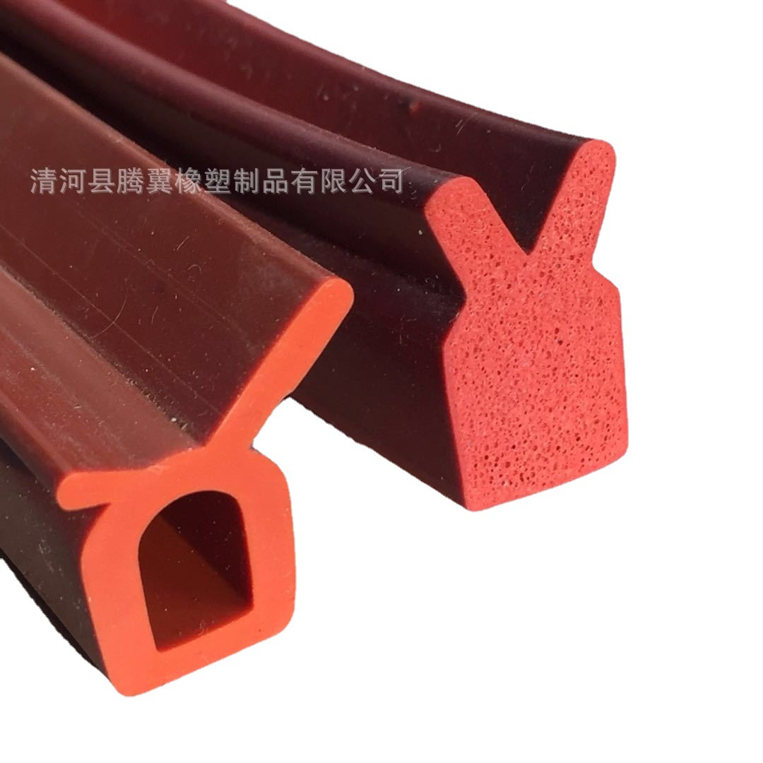 Y型硅胶发泡条隔热条蒸箱硅胶条定型机胶条炉门耐高温密封条