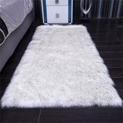 Car Carpet | Mat, Entrance Carpet, Bedroom Full - s-white-gray-80x180cm-rectangle