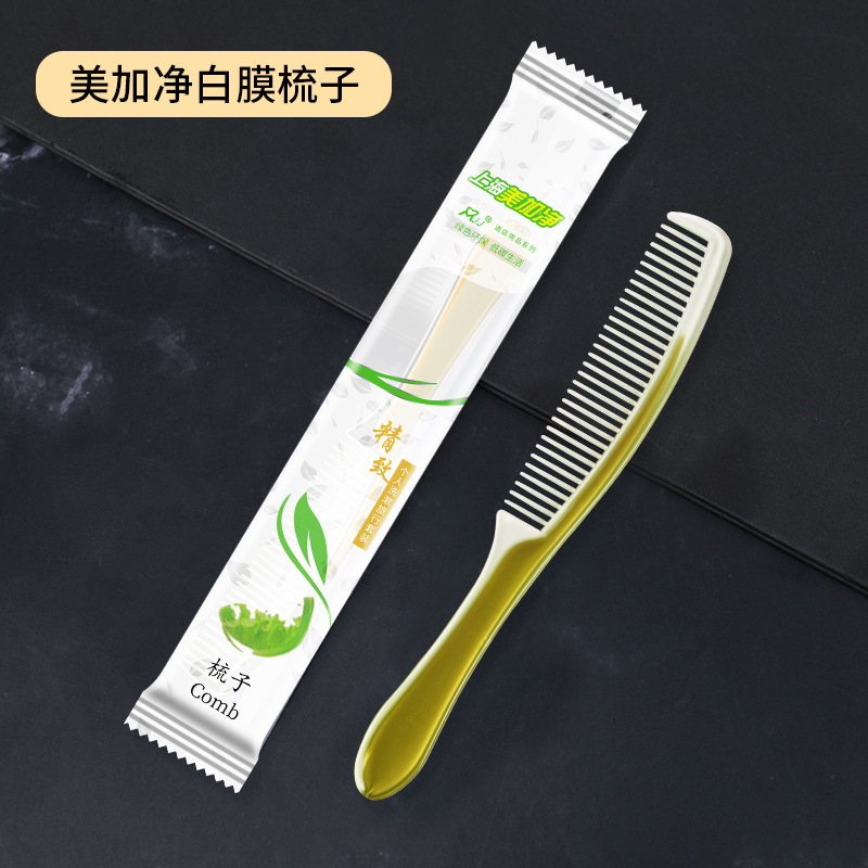 Pein desechable especial del hotel para llevar con usted envasado independiente para habitaciones peinado de barra larga peinado plástico