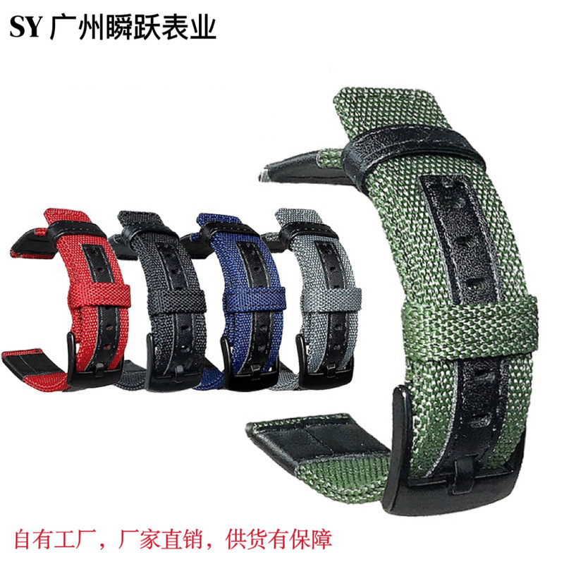 Suitable for Samsung S3 Nylon Watch Strap Jeep Jeep Wrangler Canvas Outdoor Sports Watch Strap 20/22mm