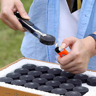 Quick-burning Charcoal Barbecue Carbon Charcoal Smokeless Carbon Fruit Charcoal Indoor Fire Outdoor Household Coal Ball Encircled Stove Tea Cooking Stove