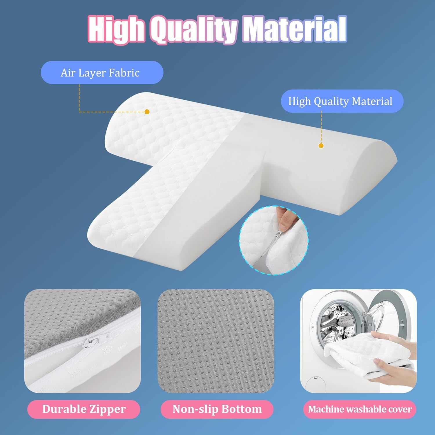 Sleeping Back Pillow Stretching Pad A9 Abdominal Back Pillow to Reduce Back Pressure, Lumbar Pillow, Side Sleeping Pillow