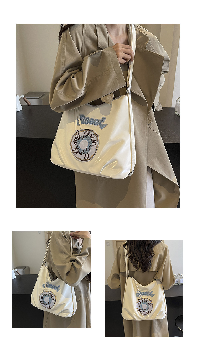 Trendy Multiple Back Methods Large Capacity for Women 2024 New Bags Letter Commuter Shoulder Bag Student Backpack_voghion.com