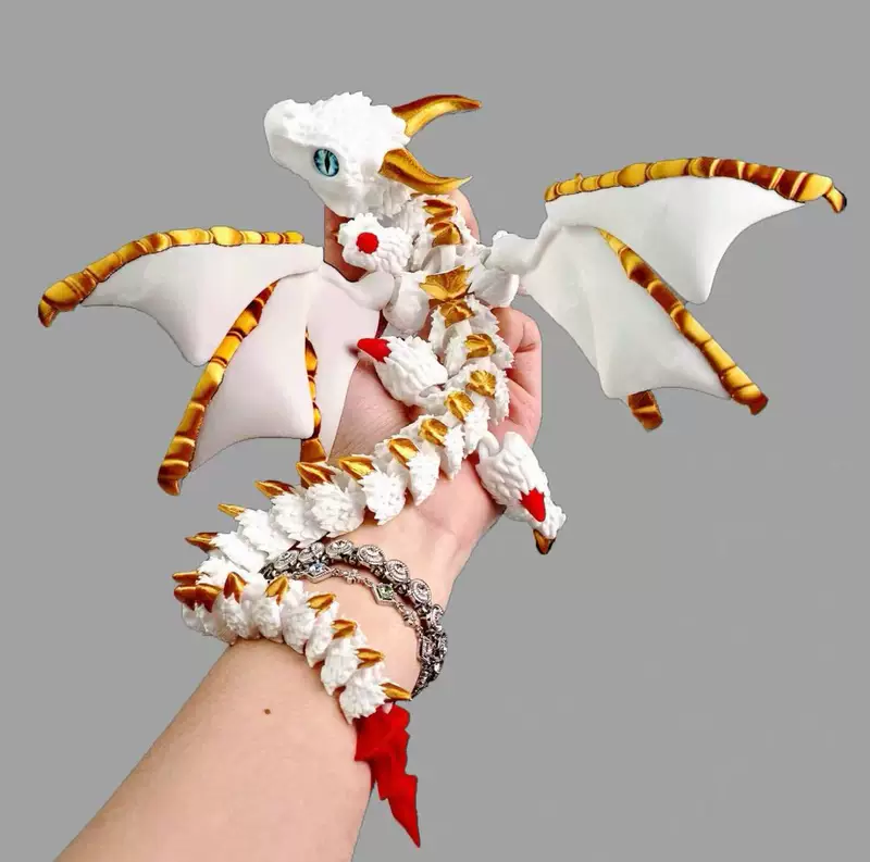 Многосуставная подвижная игрушка, 3D, градиент