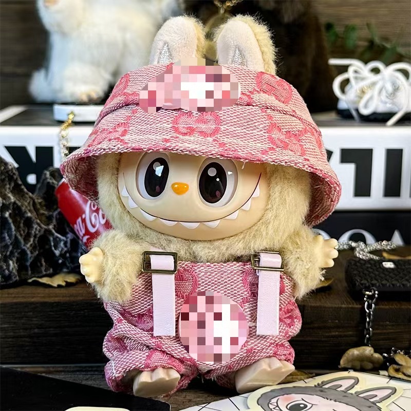 17 cm LABUBU una y dos generaciones de muñecas de polilla universal caja ciega fiesta pequeña falda de viento serie de accesorios de ropa de bebé