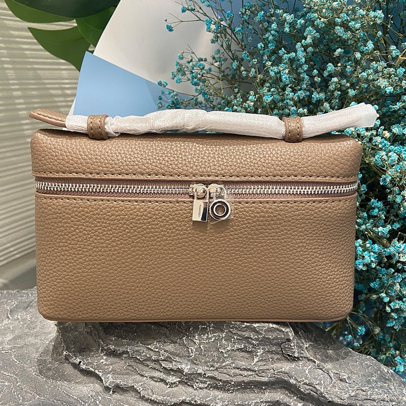 (LP19 silver buckle) milk tea color