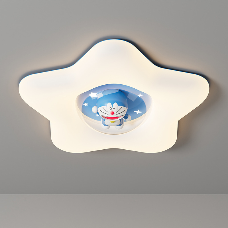 Dingdang cat star ceiling lamp new creative cartoon simple boys and girls children's room eye protection main lamp