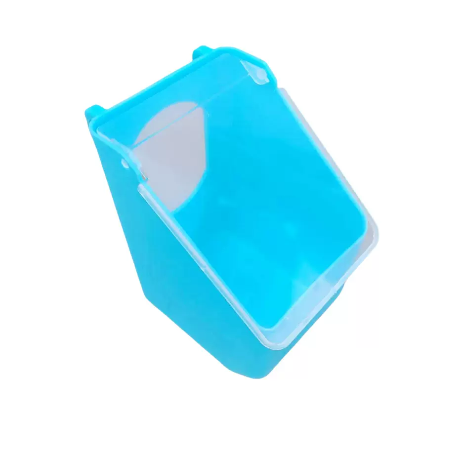 鸽子用品用具食槽防撒赛鸽专用食盒带盖塑料水槽料槽信鸽鸽具鸟笼