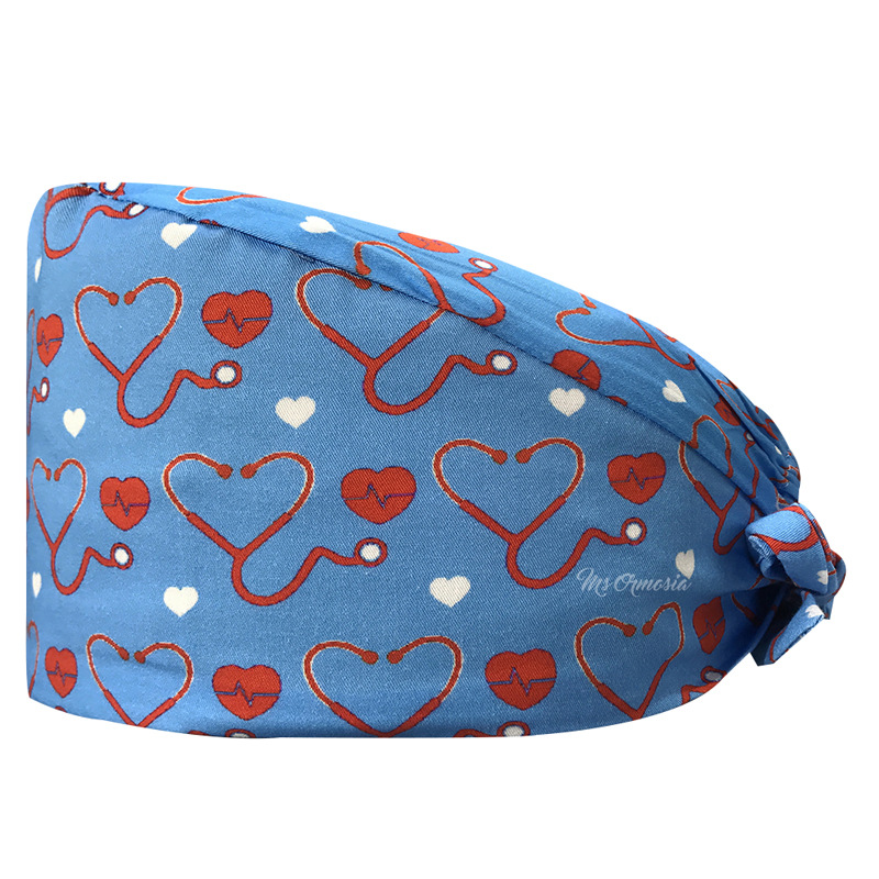 Enfermera sombrero conejo lindo patrón de dibujos animados europeo y americano Venta caliente doctor trabajo sombrero a prueba de polvo tapa quirúrgica AliExpress