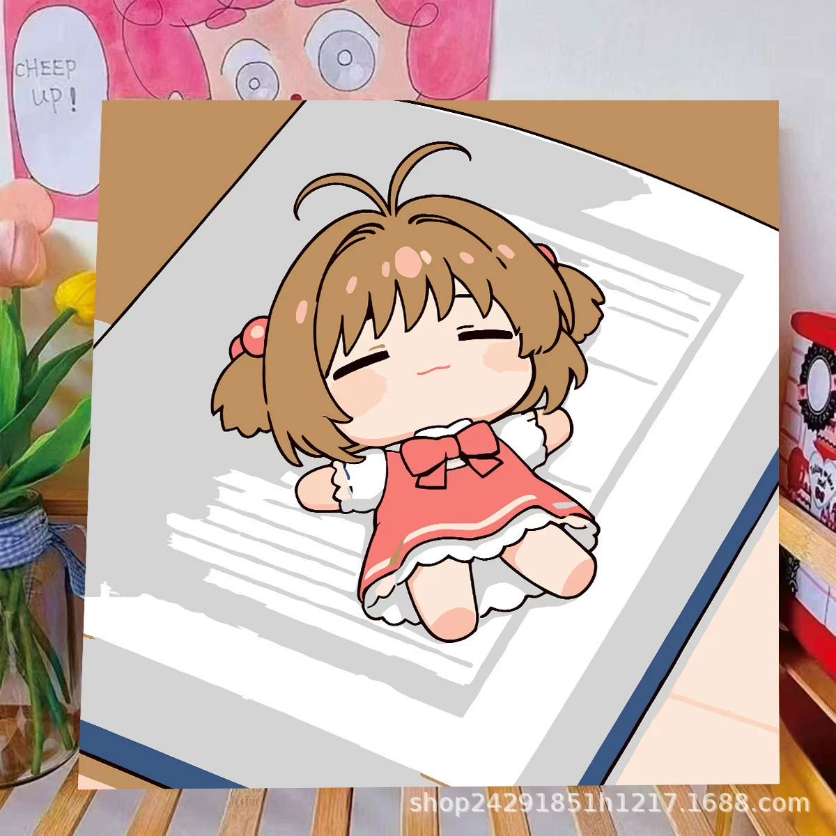 Популярные персонажи мультфильмов diy заполнение детских hand-painted мультфильм анимация простая граффити раскраска цифровая масляная живопись декор