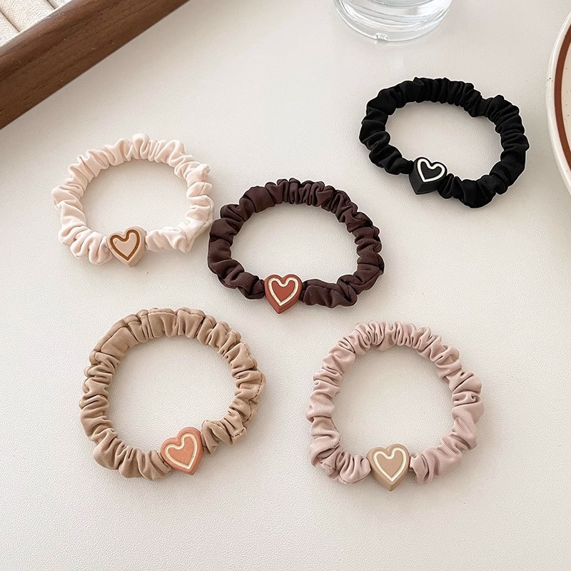 Temperamento simple atado cabello de cabello, adornamiento de cabello de alta elasticidad, banda de goma duradera 2025, nuevo tipo de cuero de cabello no dañado