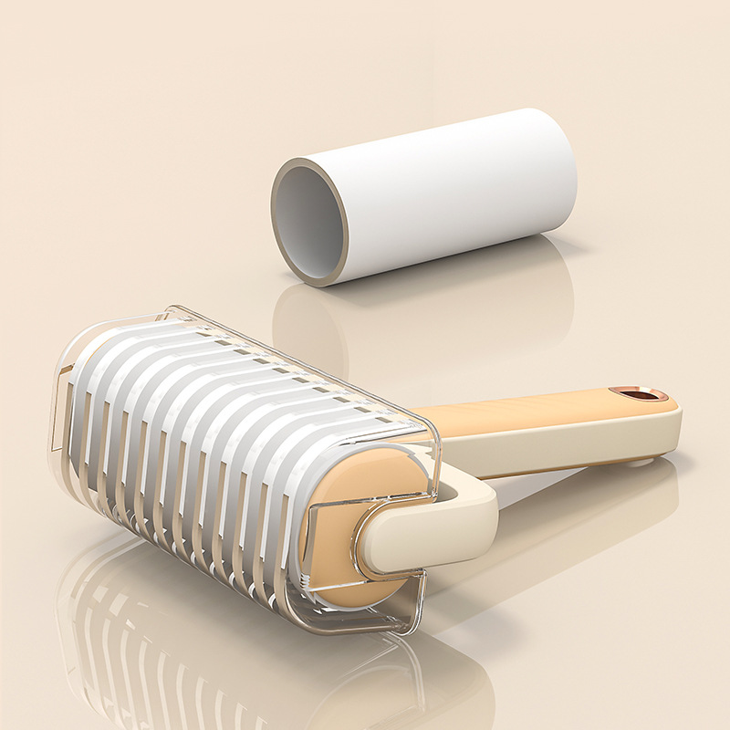 Hogar removedor de pelusa rodillo desgarrable rollo rodillo de papel cepillo de papel pegajoso rodillo grande hoja ropa de cama removedor de pelusa