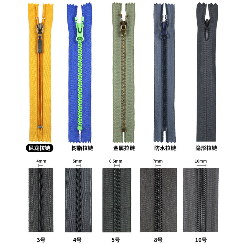 ジッパーメーカー卸売り3号5号服装布団カバーファスナー抱き枕かばんソファーカバーテントナイロンジッパー|undefined