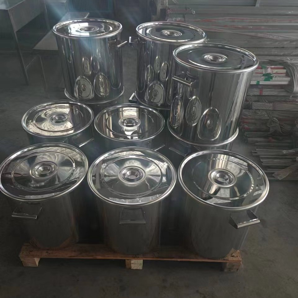 不锈钢桶 SUS316L 桶口把手满焊无死角 无尘车间 制药车间 食品