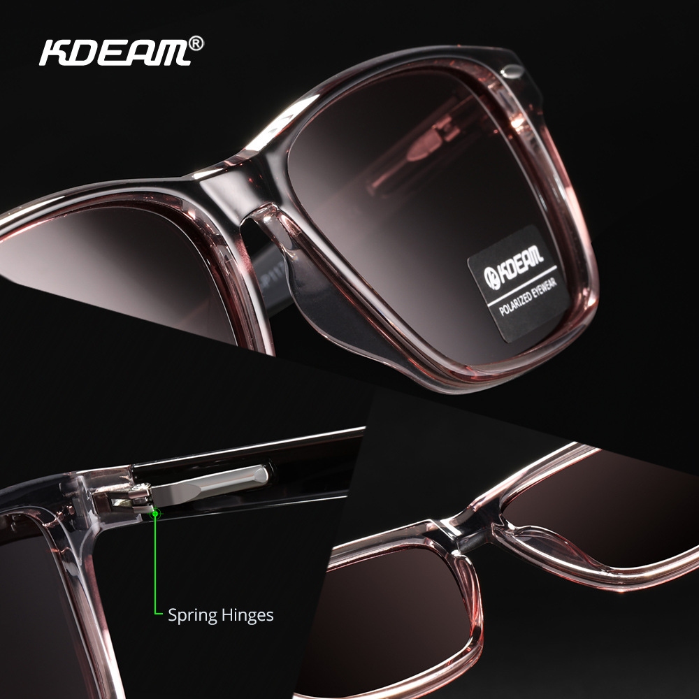 New style logo free sunglasses, casual square polarized sunglasses, TR90 outdoor driving glasses, KD398_voghion.com
