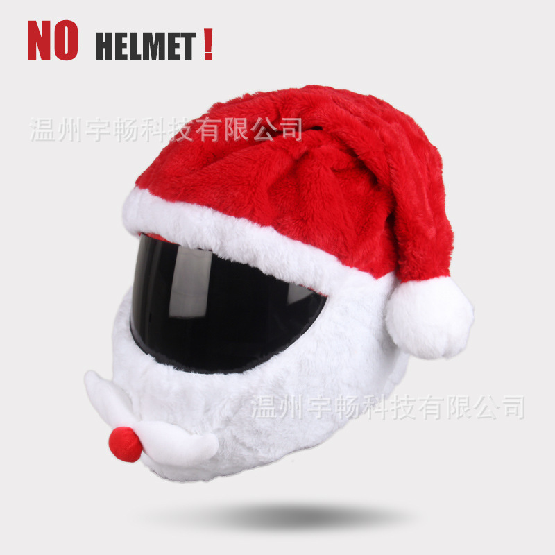 Motorcycle Helmet Cover — Motuoche Dəbilqə (Kaska) aksesuarları - santa-claus