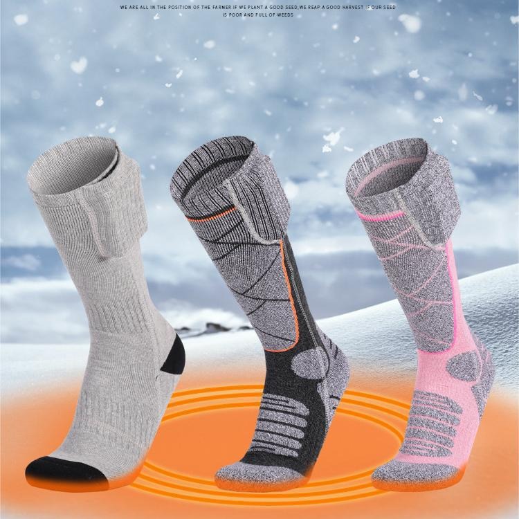 Calcetines de calentamiento transfronterizos de 3.7V calentamiento ajustable calentamiento de calentamiento de esquí al aire libre en stock