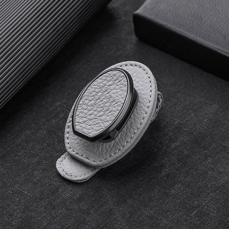 Car Glasses Clip, Car Glasses Frame Leather, Car Visor Storage Box, Sunglasses Clip, New._voghion.com