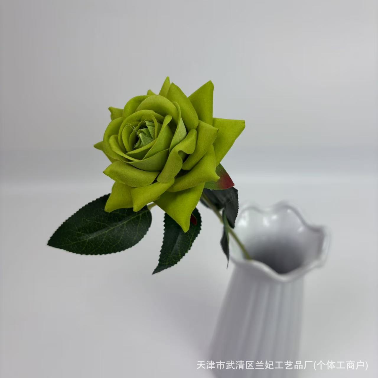 Simulación de tela de terciopelo pequeño ángulo rosa de San Valentín en el hogar hotel boda rosa decoración de pared flores de seda flores falsas