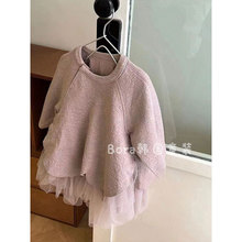 女童连衣裙秋冬装2025新款儿童洋气时髦裙子宝宝高级感仙气长裙潮