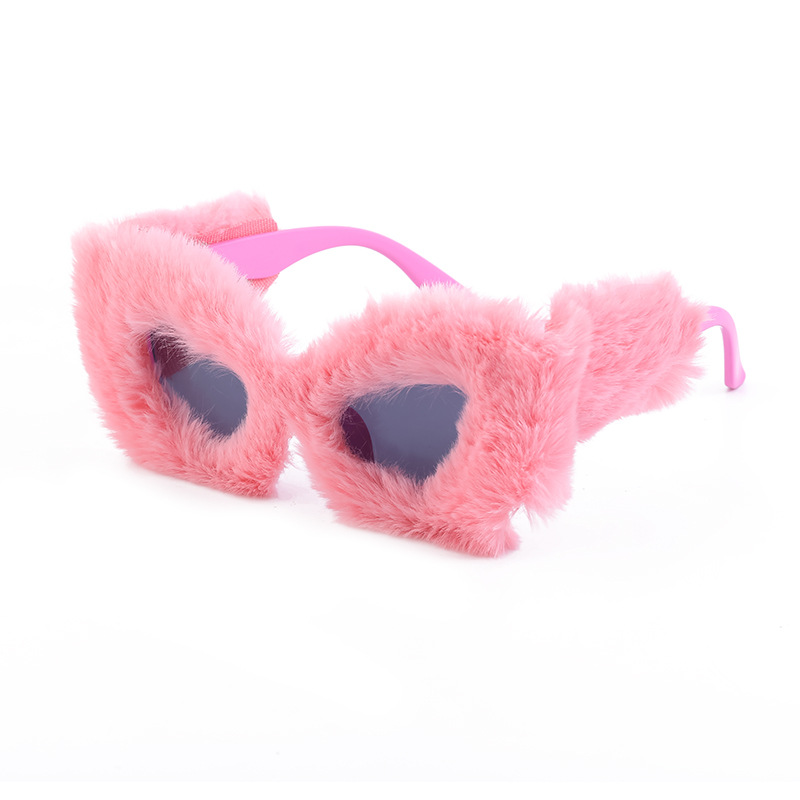 Nuovi occhiali da sole soffici da donna, occhiali da sole a forma di occhio di gatto, occhiali da sole alla moda da donna europei e americani, stile transfrontaliero uguale, occhiali Tai_voghion.com