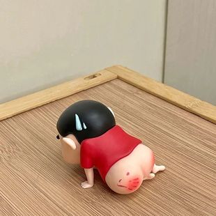 Crayon Shin-Chan Was Beaten by Meiya and Was Swollen. Crayon Shin-Chan Cute Gift Home Desktop Car Ornaments
