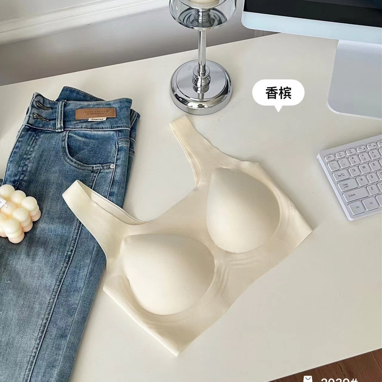 Nuevo sin marcas delgado gran taza delgada gran sujetador hermoso color de piel opaca ropa interior de sostén invisible para mujeres de verano