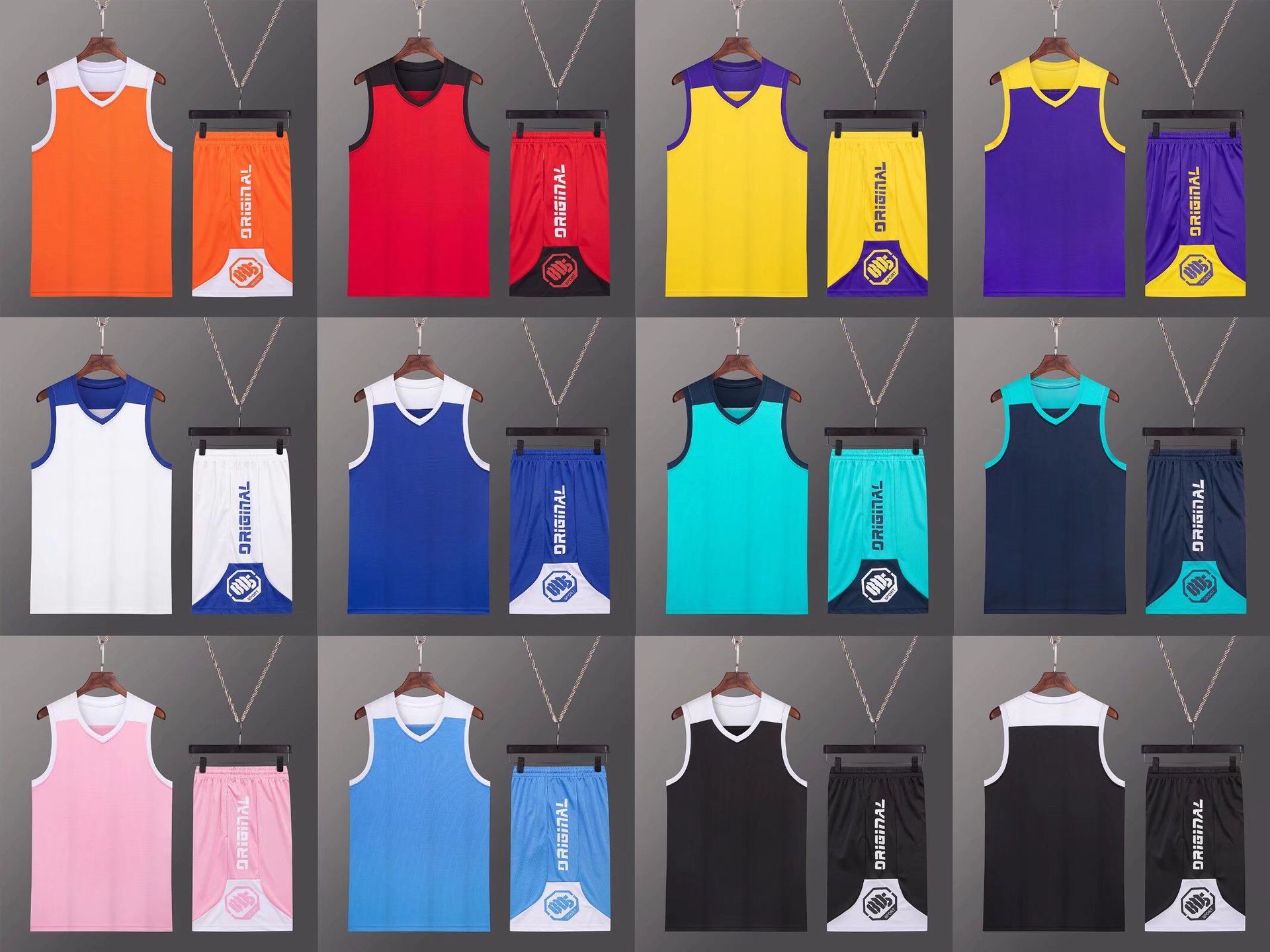 Children's basketball uniform suit clothing boys and girls kindergarten Primary School training camp team uniform Sports Jersey printing