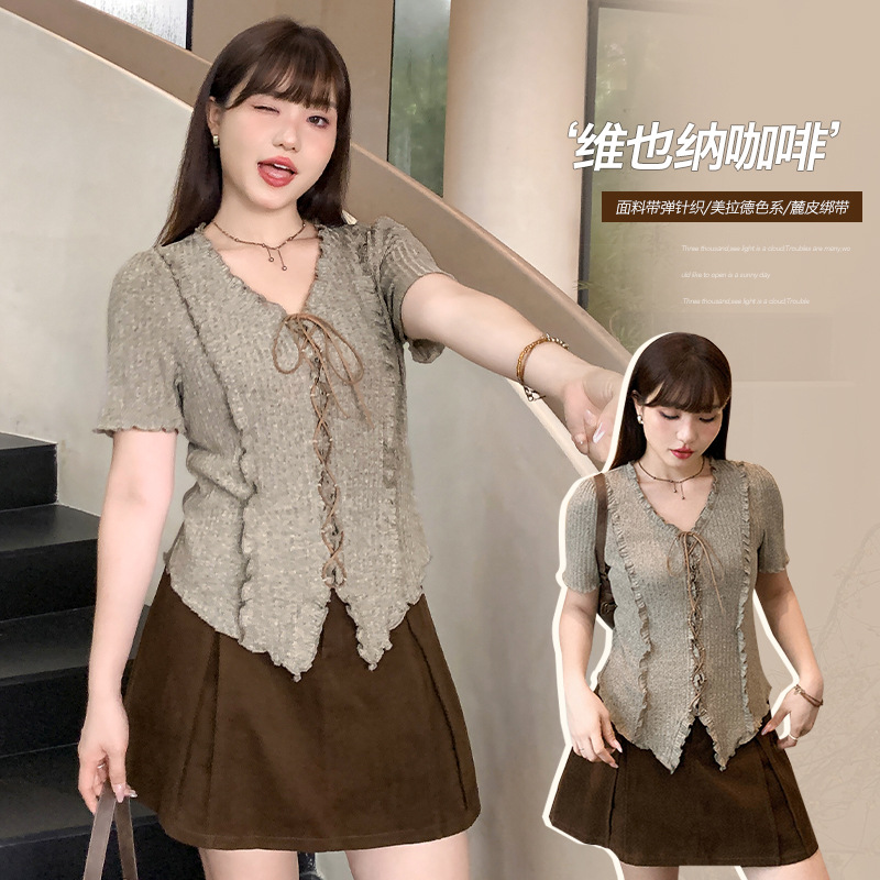 夏  XL-5XL 大きいサイズ トップス  夏  XL-5XL 大きいサイズ トップス