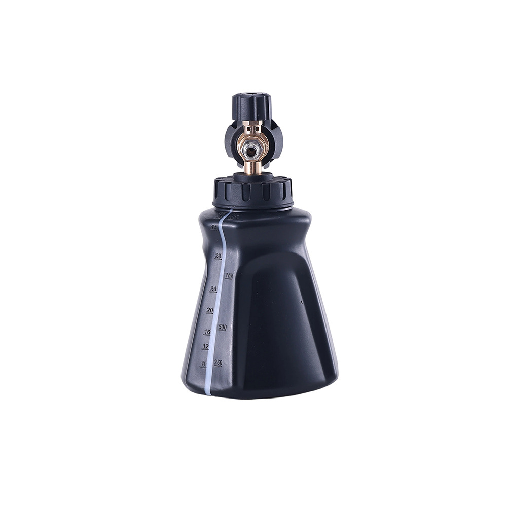 No. 2 Aluminum Black-Red PA Black Foam Nozzle for High-Pressure Car Washers, Upgraded Car Wash Spray Nozzle