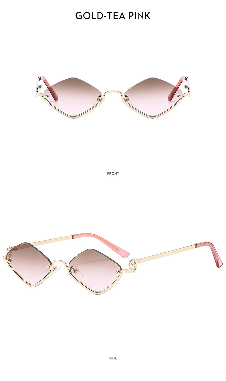 Casual Solid Color Ac UV400 Protection Polygon Full Frame Women's Sunglasses display picture 18