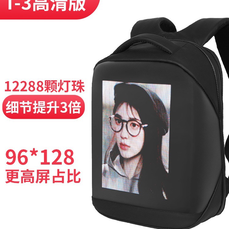 Mochila LLOYT3led con pantalla LED P2 para animación DIY, pantalla LED móvil para publicidad, impermeable, personalizada.