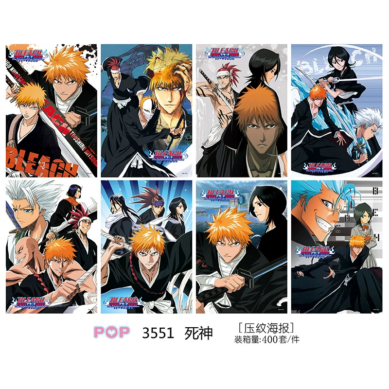 Anime One Piece Naruto Conan Curse Love and Deep Space Blue Lock Poster